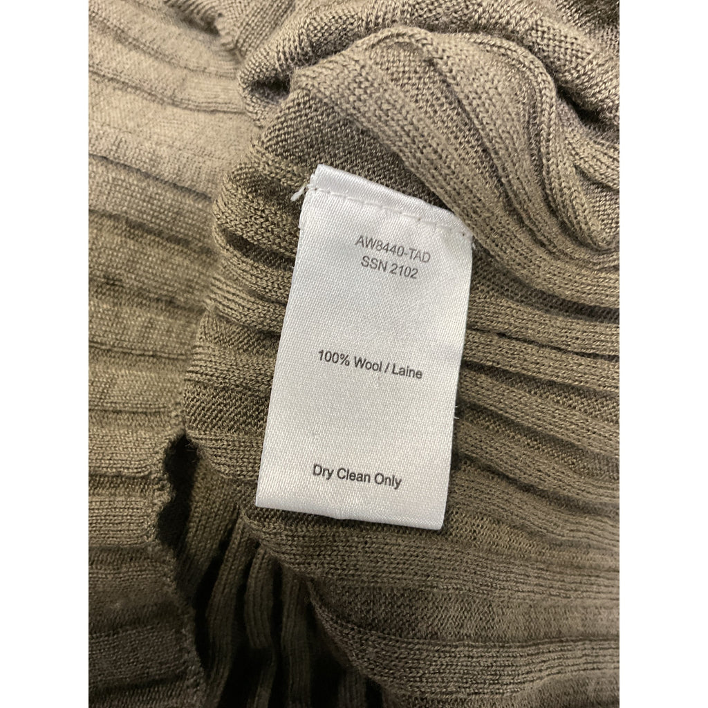 Atm Anthony 'Thomas Melillo' Green  Cropped Ribbed Wool Sweater Size S