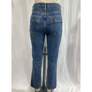 Agolde 'Cooper' Blue Cargo Denim Jean Size 24