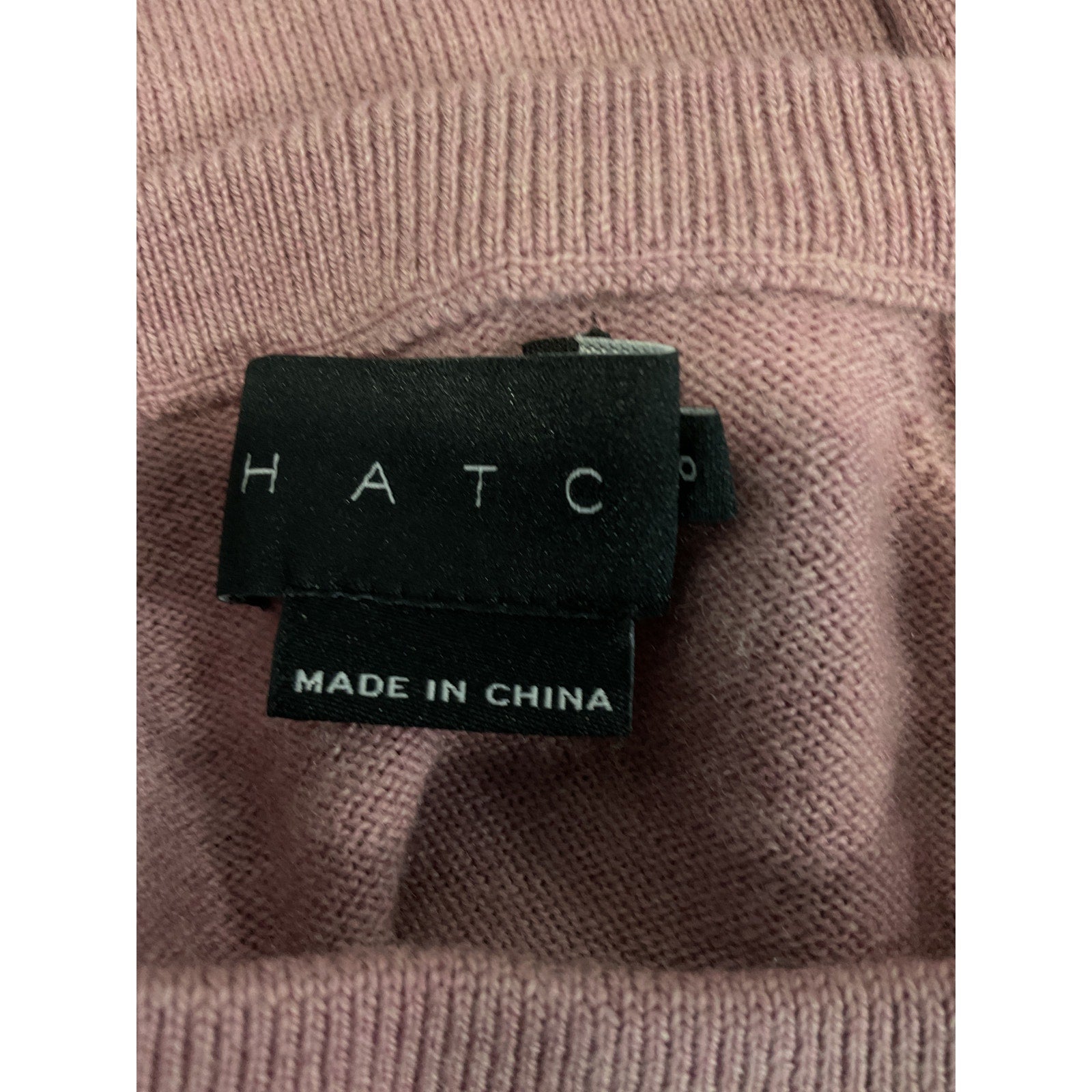 Hatch 'The Merino' Pink Longsleeve Tee Size 0