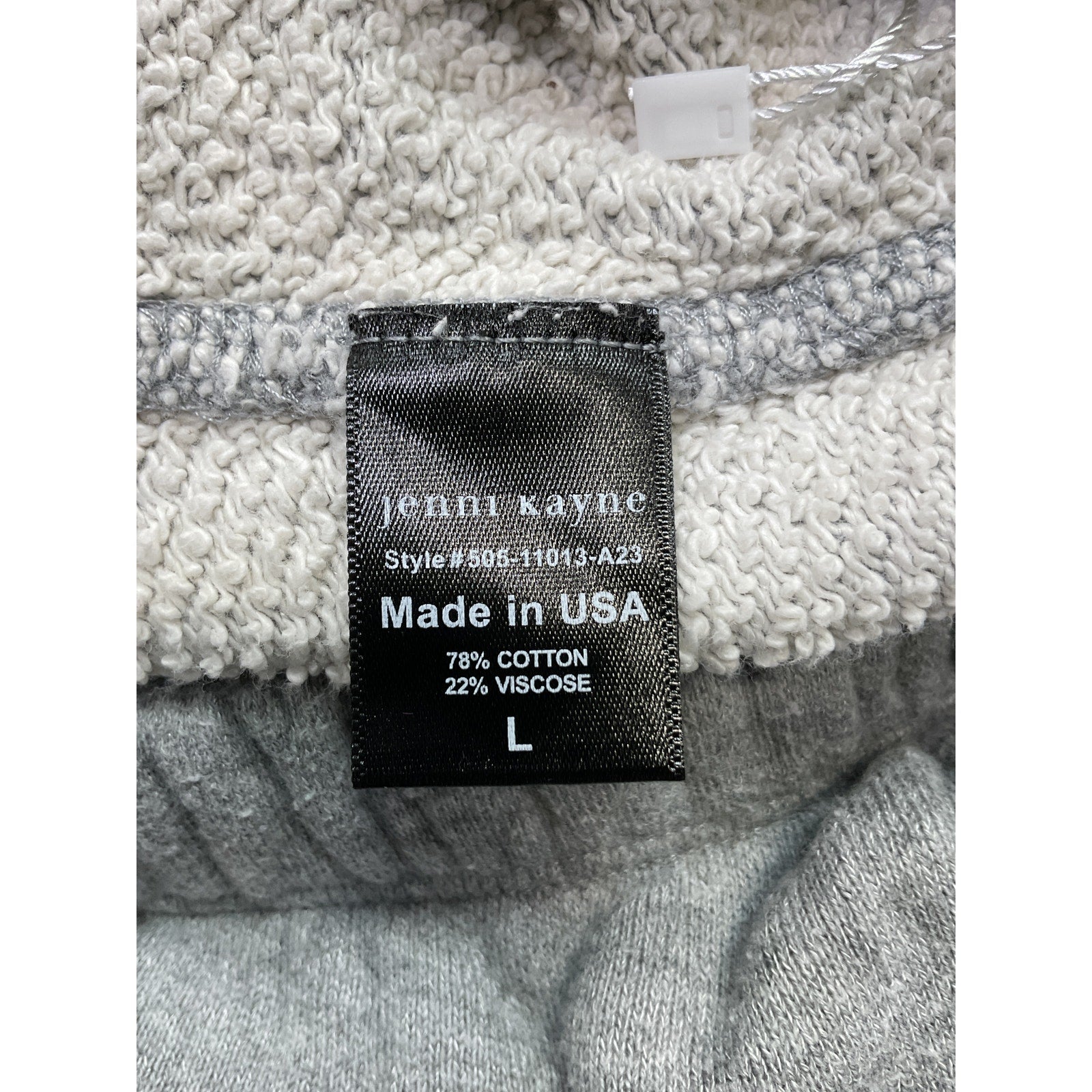 Jenni Kayne Saturday Grey Cotton Sweatpant Size L