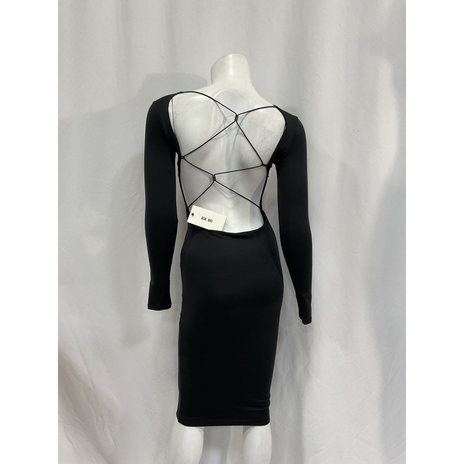 Alix Nyc 'Eden' Black Polyamide Dress Size XS - NWT