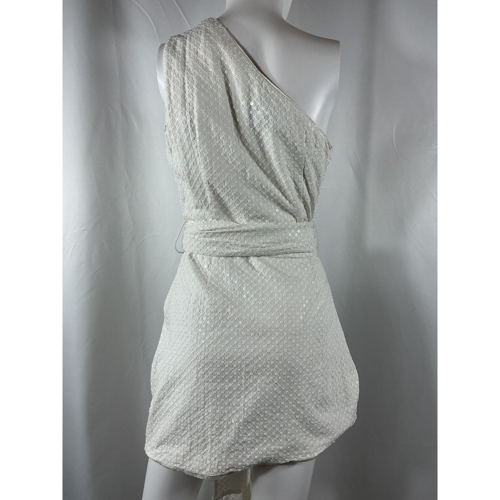 Elliatt 'Ardisia' White Viscose Dress Size S