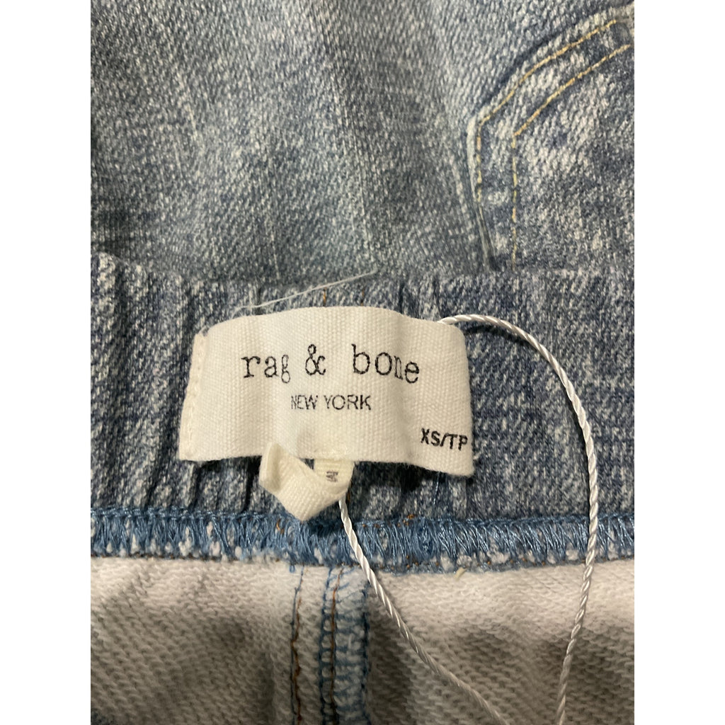 Rag & Bone 'Miramar' Blue Cotton Faux Jeans Joggers Size XS