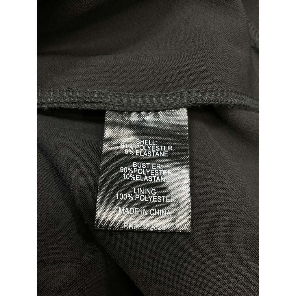 Majorelle 'Brooke' Black Polyester Mini Dress Size M