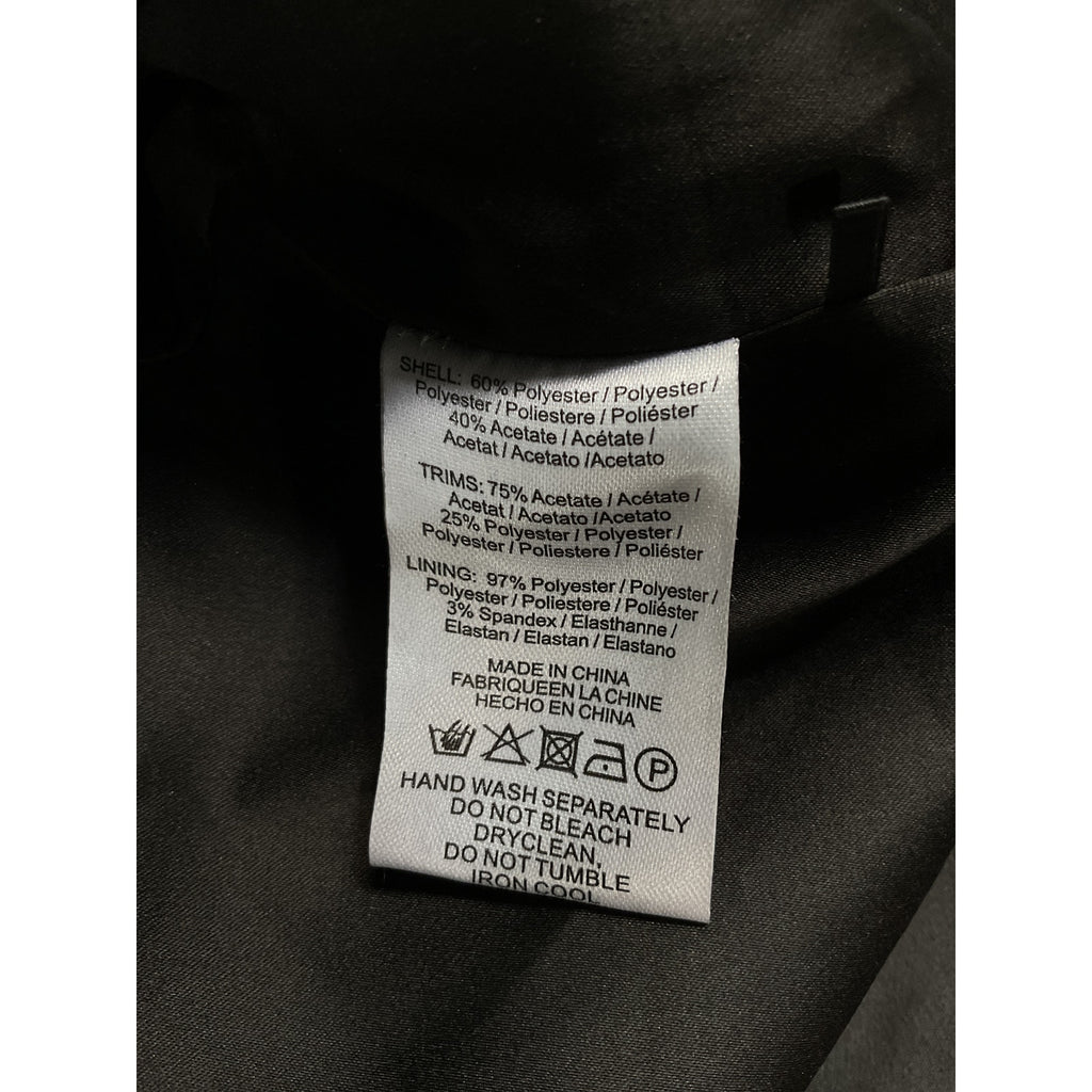 Sau Lee 'Indya' Black Crepe Blazer Size 0