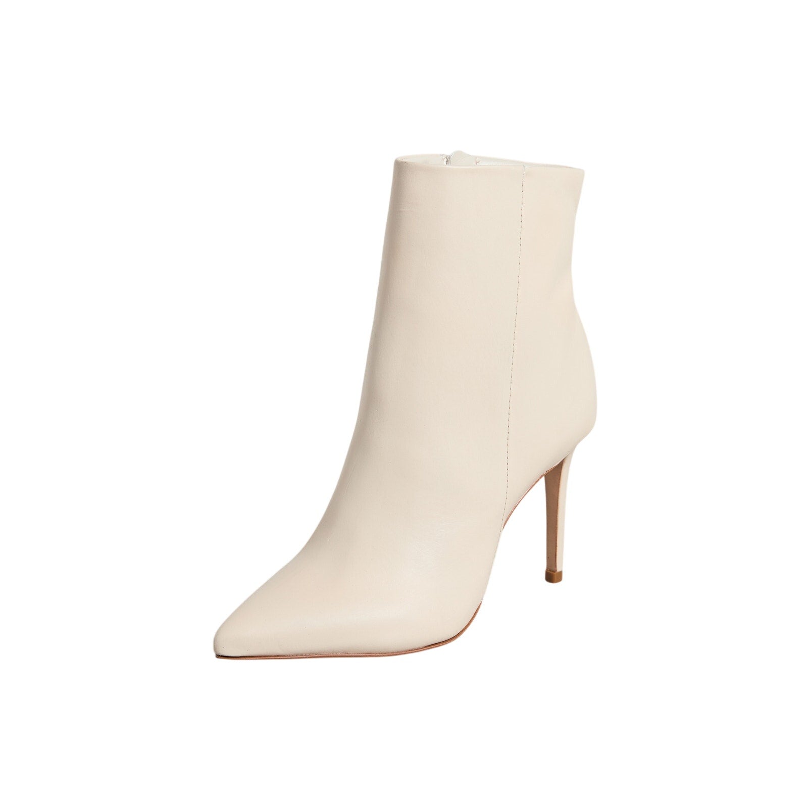 Schutz 'Mikki' Beige Leather Booties Size 5B