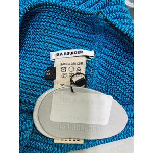 Isa Boulder Textured Blue Bodywave Mini Skirt Size XS NWT