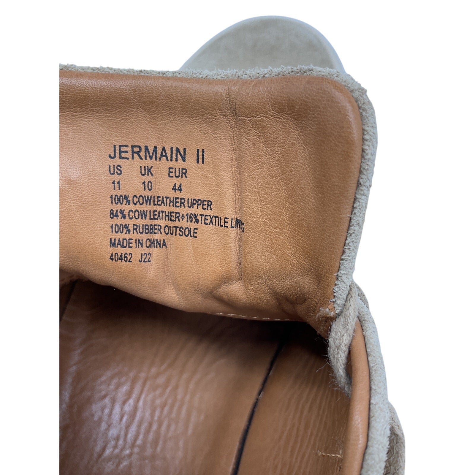 Polo Ralph Lauren 'Jermain' Beige Suede Ii Sneakers Size 11