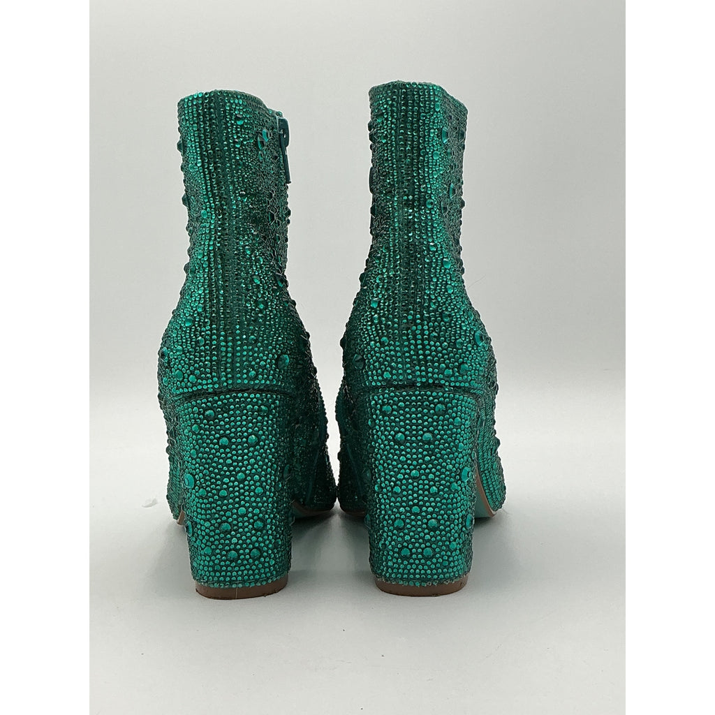Betsey Johnson Blue Sb-Cady Boot Size 7