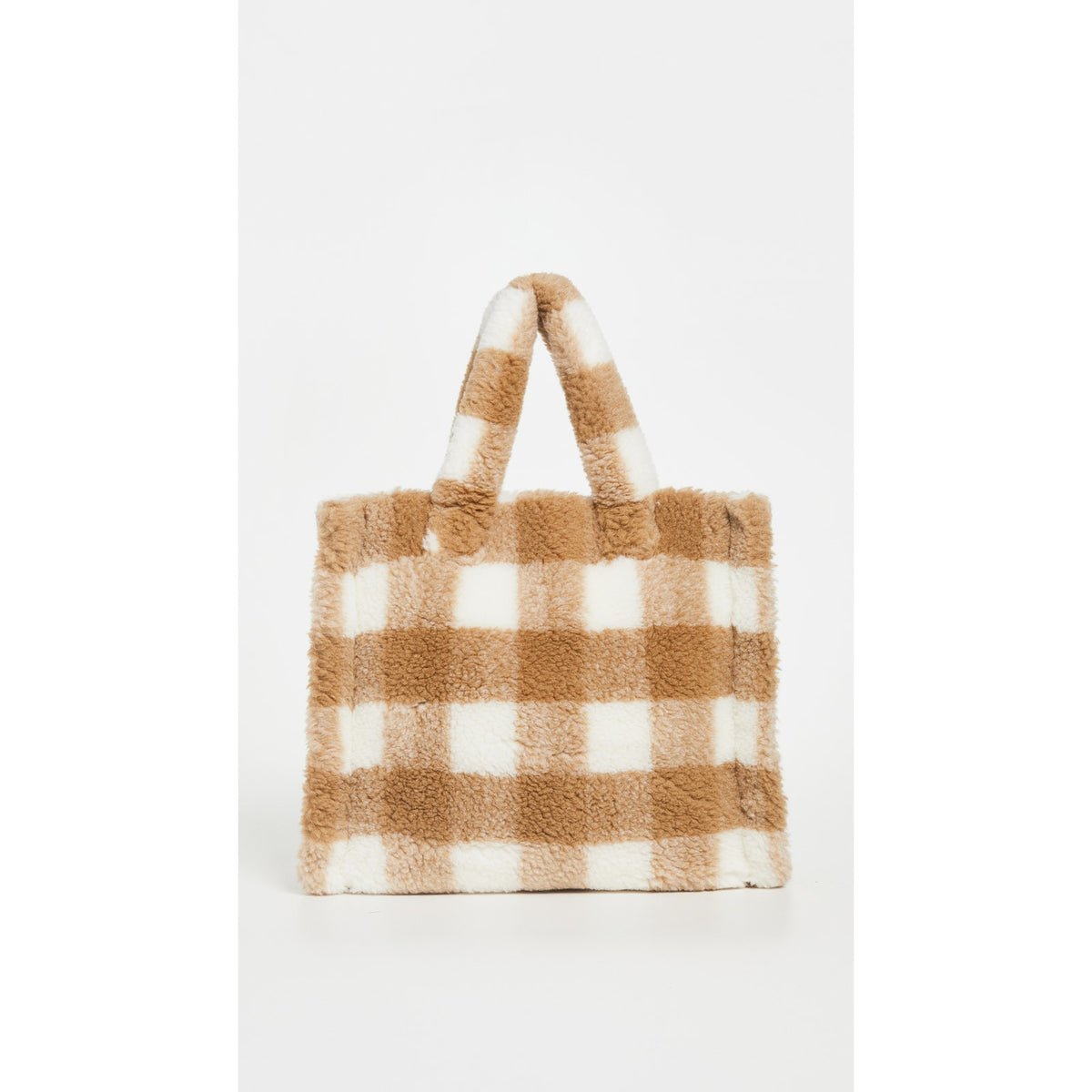 Stand Studio 'Lolita' Brown Checkered Tote Bag