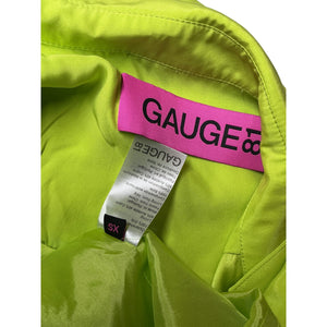 Gauge81 Satin Green Tokai Mini Dress Size XS