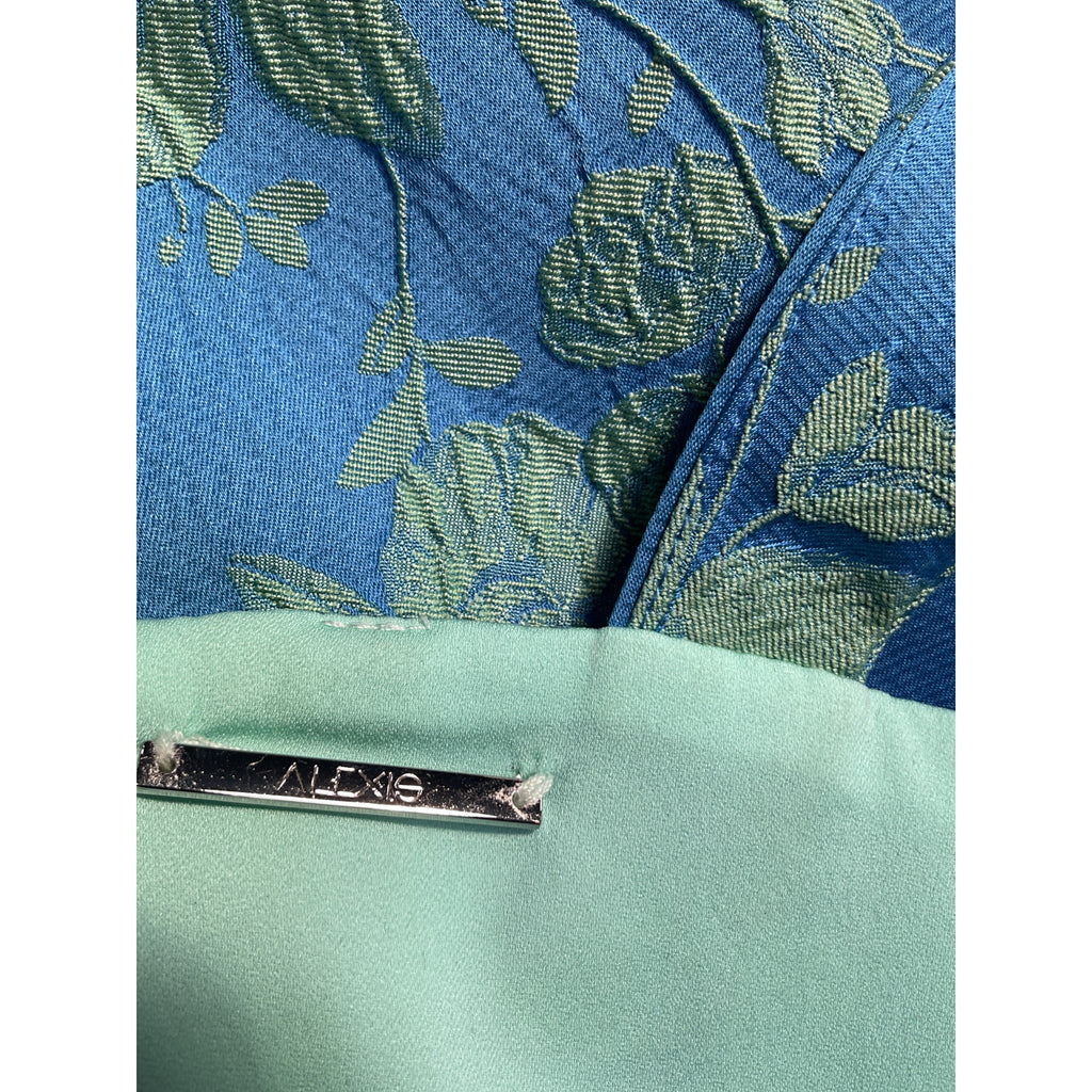 Alexis Blue Poly Max Dress Size M