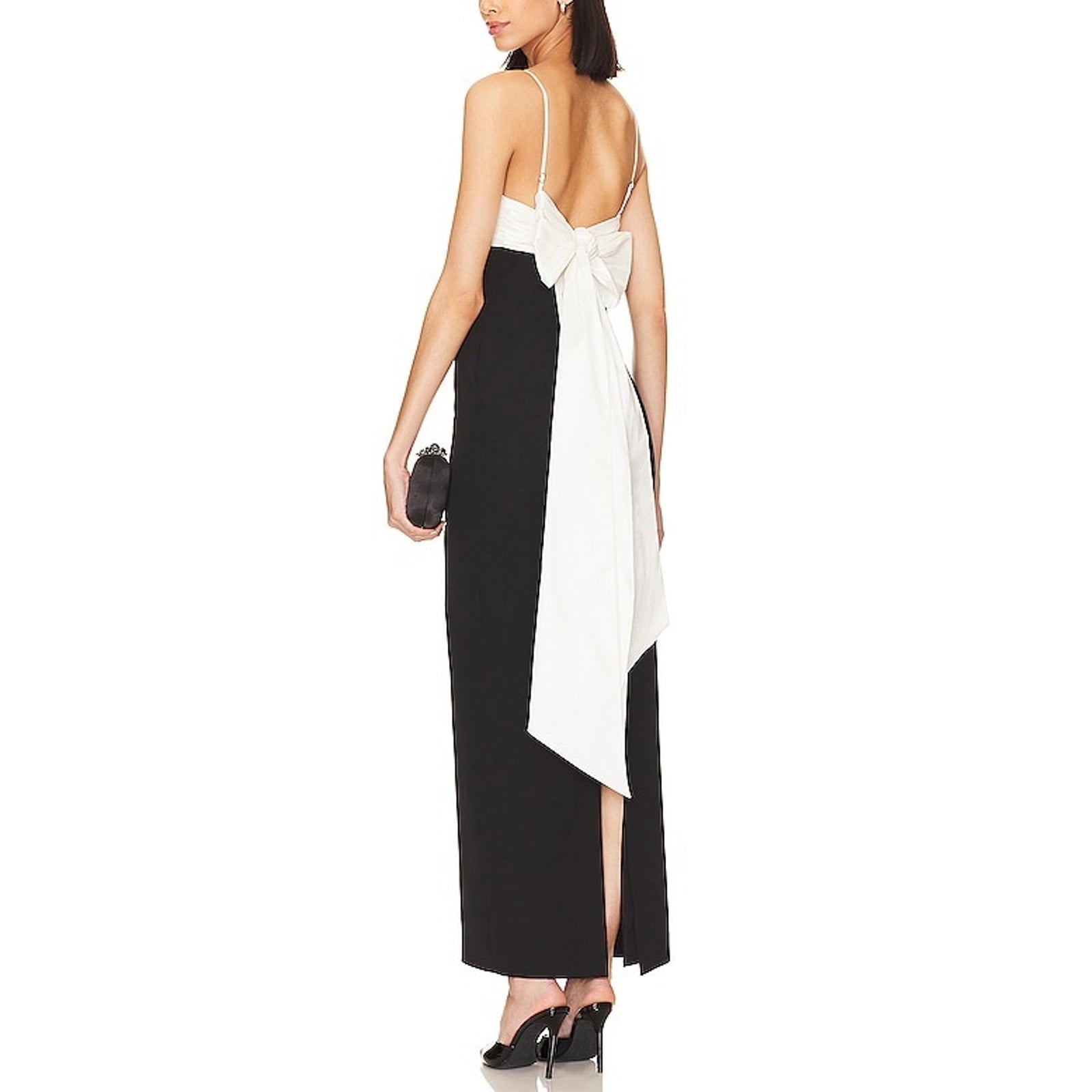 Majorelle 'Avori' Black Polyester Gown Size S