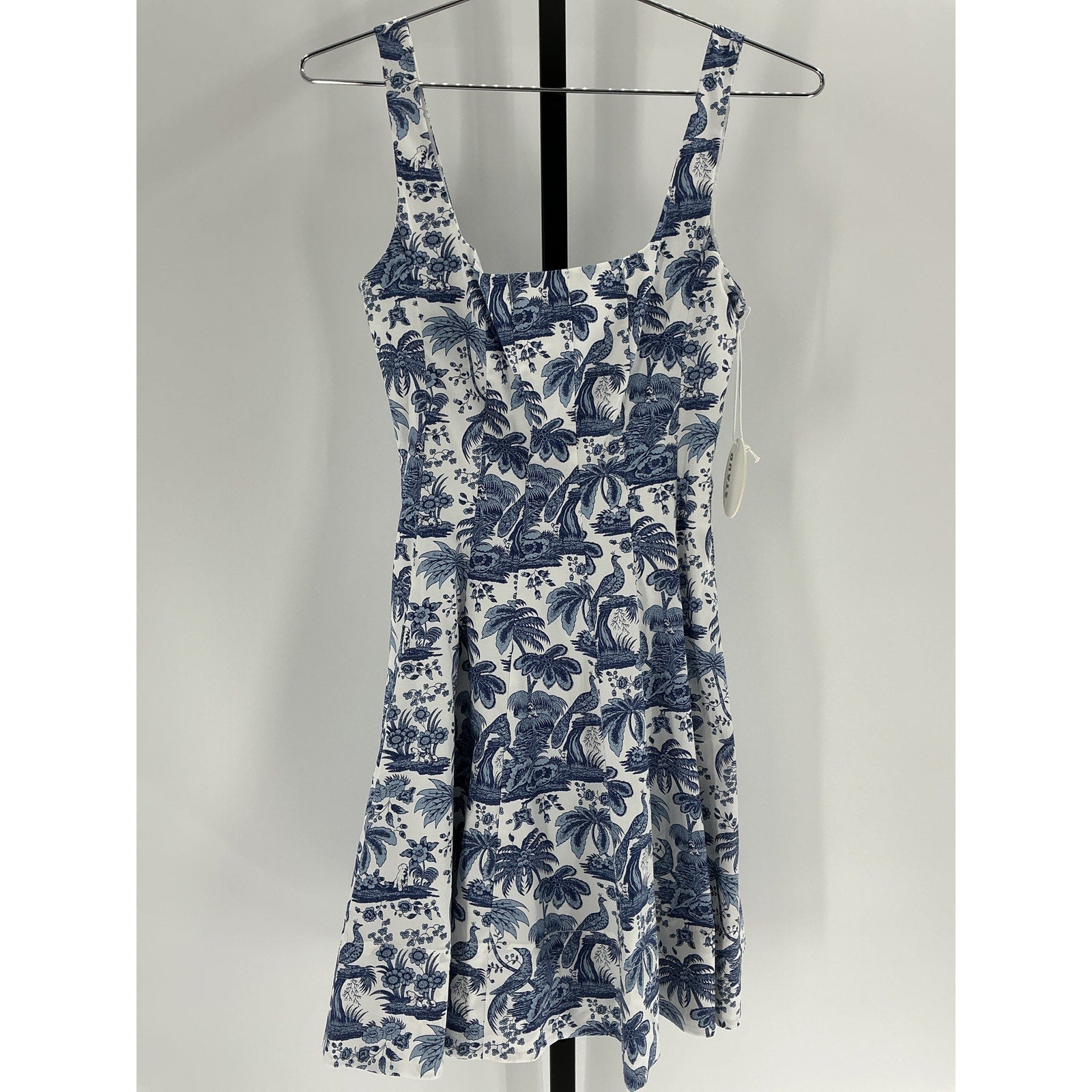 Staud Mini 'Wells' Blue Cotton Dress Size 00