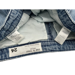 Rag & Bone Relaxed Blue Audra Pleated Pants Size 24