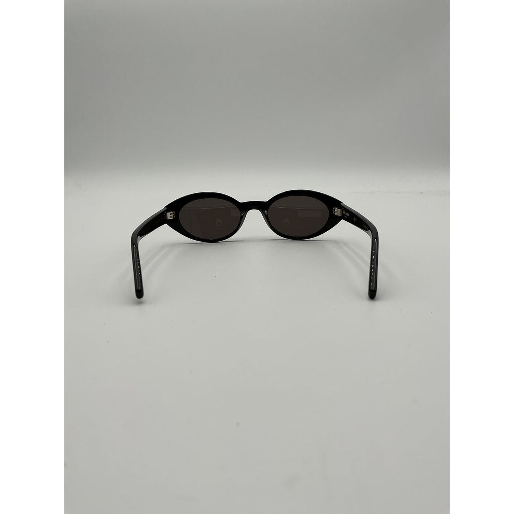 Saint Laurent Oval Black Sunglasses Size OS