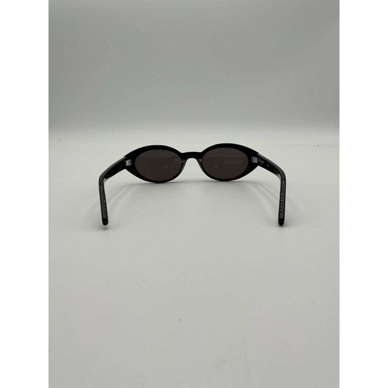 Saint Laurent Oval Black Sunglasses Size OS