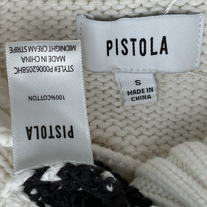 Pistola Striped Multicolor Arlo Polo Sweater Size S