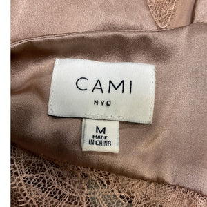 Cami Nyc Silk Beige Kia Camisole Size M
