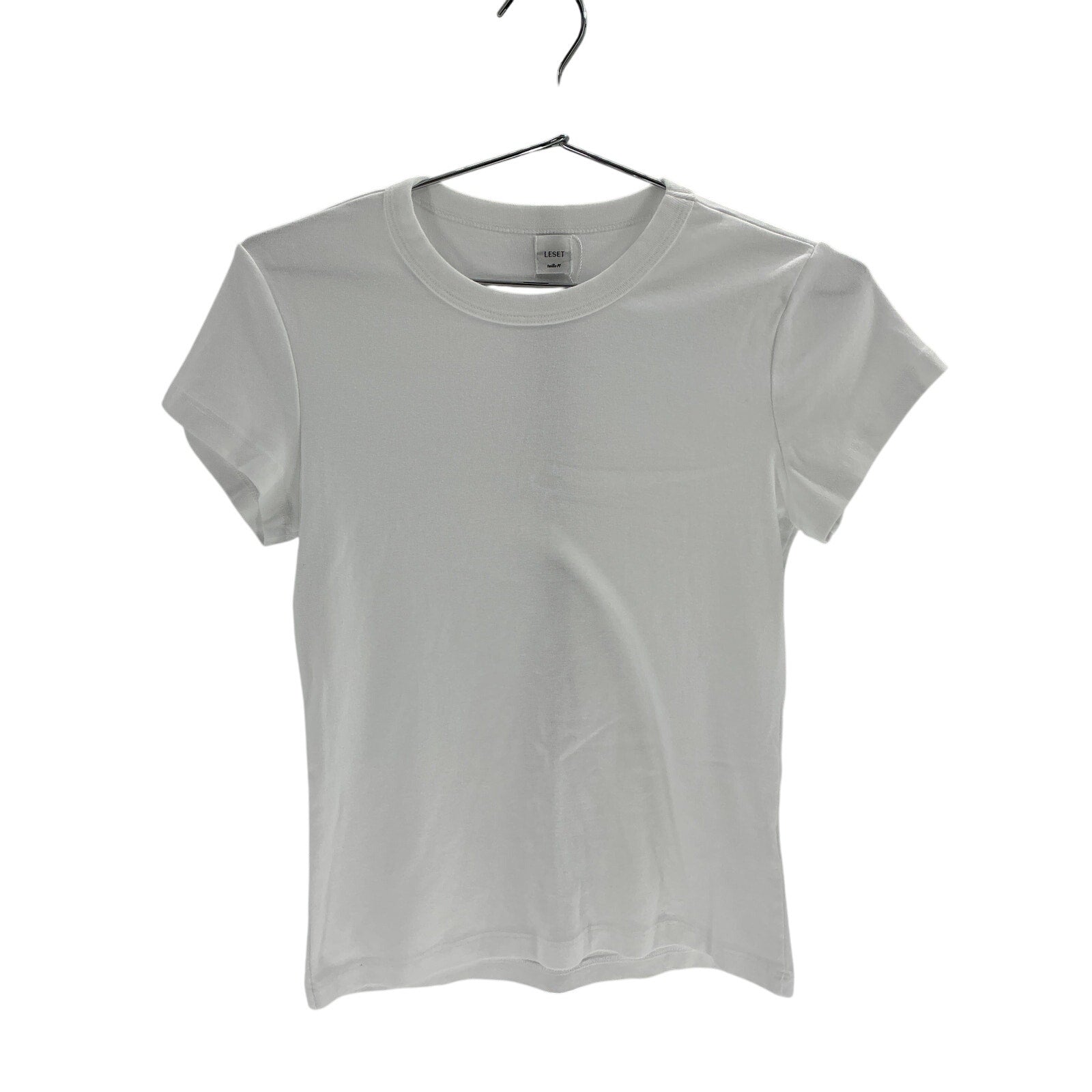 Leset 'Nando' White Cotton Slim Fit Tee Size M