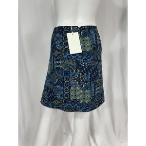 Sézane 'Aida' Blue Skirt Size 14 - NWT