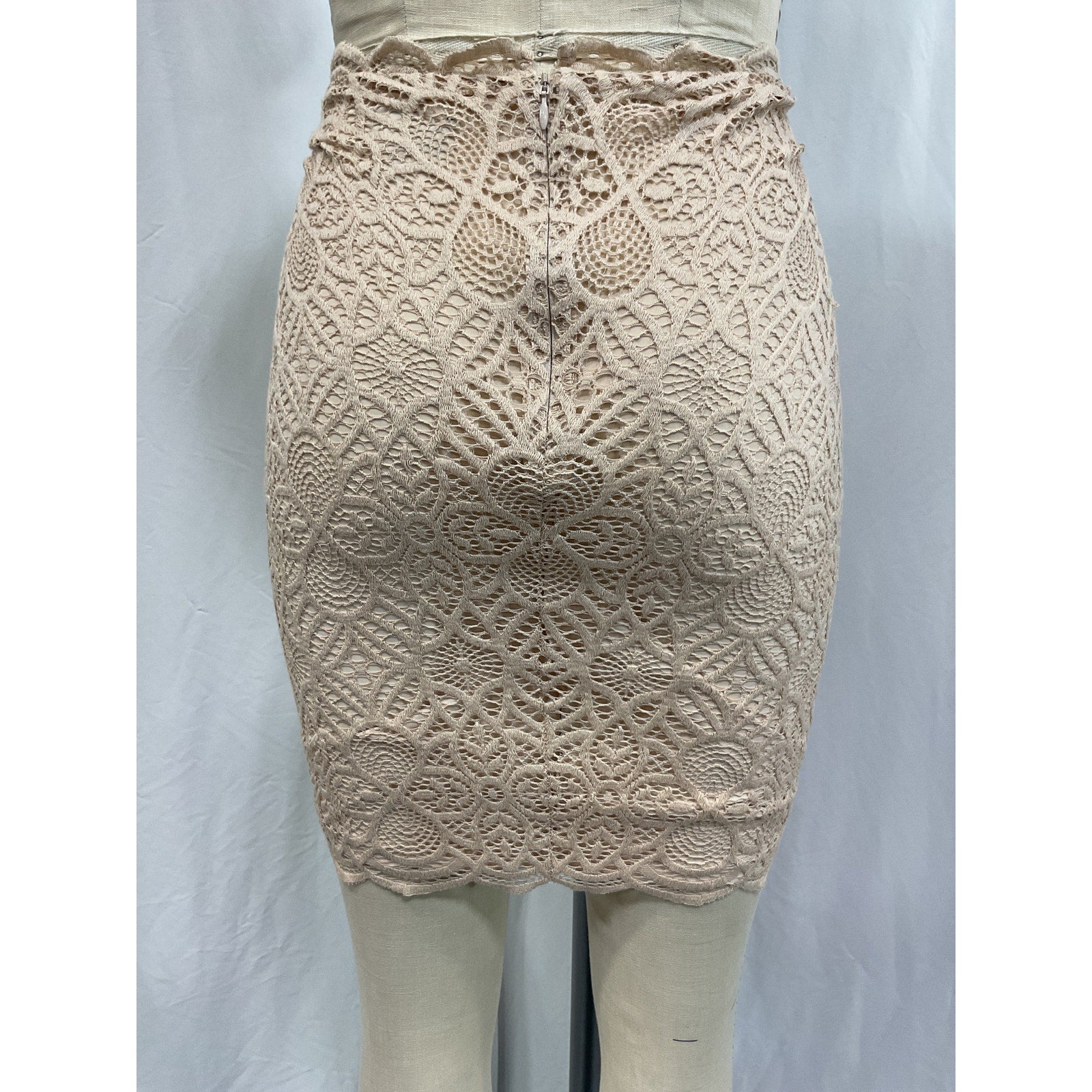 Michael Costello x Revolve 'Stephanie' Beige Skirt Size XS