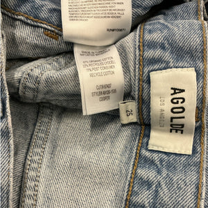 Agolde Relaxed Sky Cooper Cargo Denim Jeans Size 25