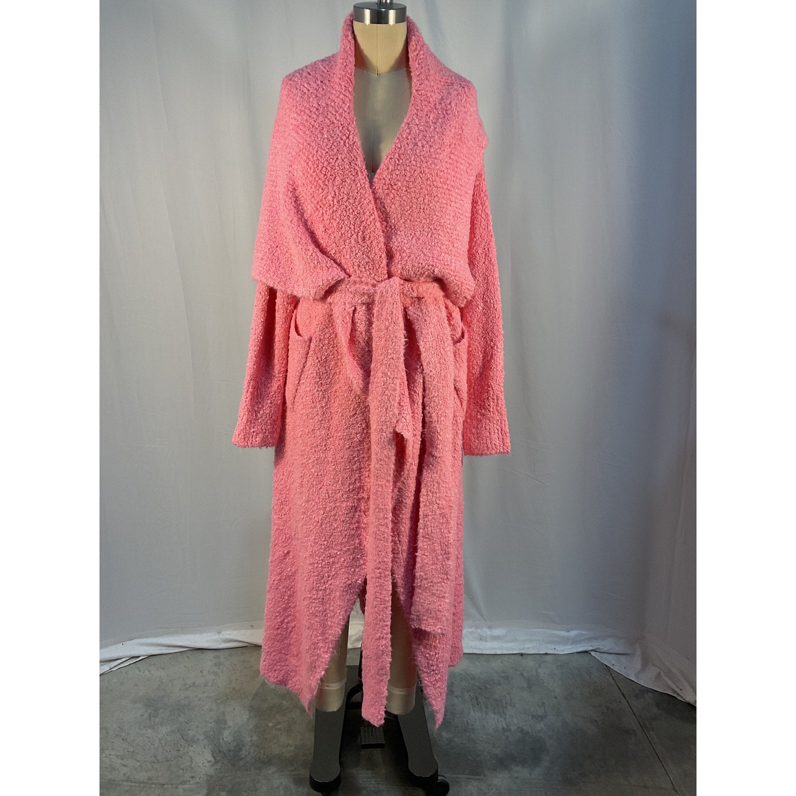 Ser.O.Ya 'Rue' Pink Boucle Cardigan Size S