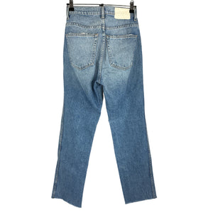 Grlfrnd High Rise Blue Sara Denim Jeans Size 24