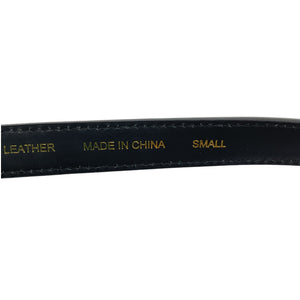Retrofête Sculptural Black Britney Belt Size S