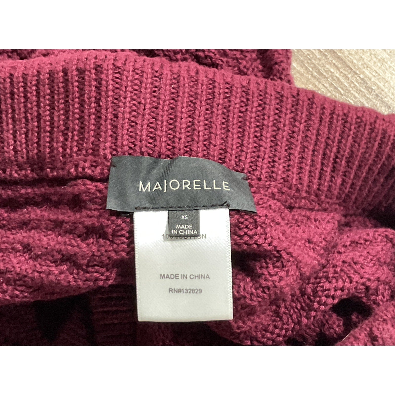 Majorelle 'Evaline' Brown Shorts Size XXS