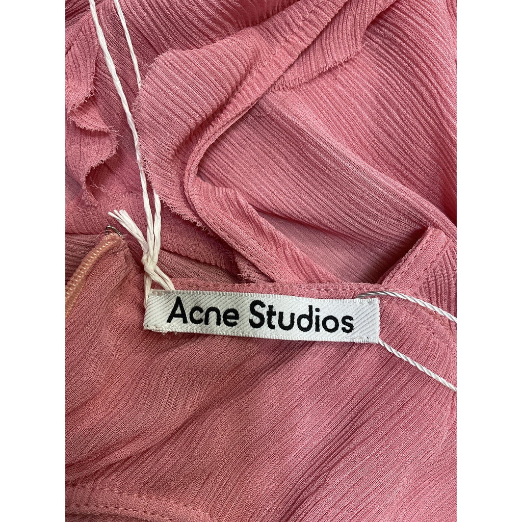 Acne Studios Pink Viscose Strap Top Size 38 - NWT