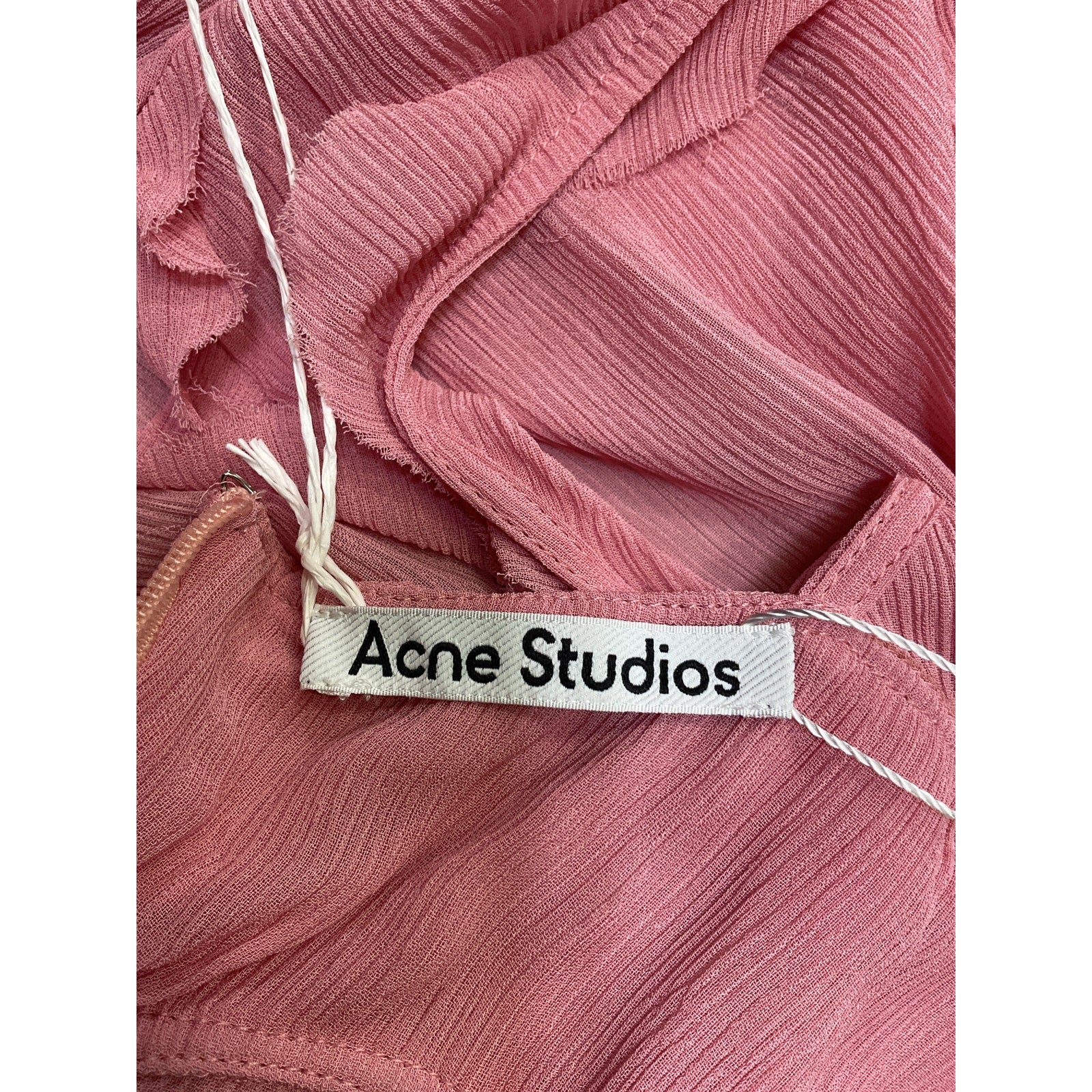 Acne Studios Pink Viscose Strap Top Size 38 - NWT
