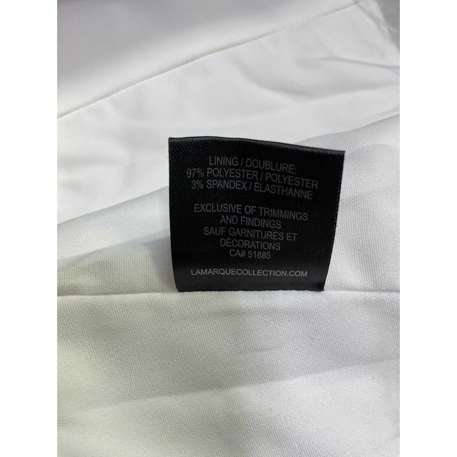 Lamarque 'Zaina' White Polyester Top Size S