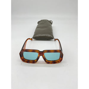 Loewe 'Paula's' Brown Acetate Ibiza Square Sunglasses Size OS