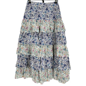 Loveshackfancy Floral Multicolor Liberty Tandy Skirt Size 2