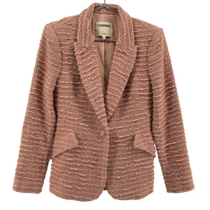 L'Agence Textured Dusty Pink Chamberlain Blazer Size 6