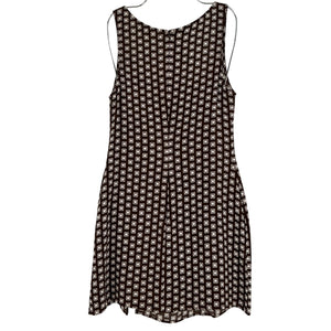 Reformation Geometric Brown Noha Dress Size 6