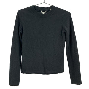 Vince Slim Black Crewneck Sweater Size S