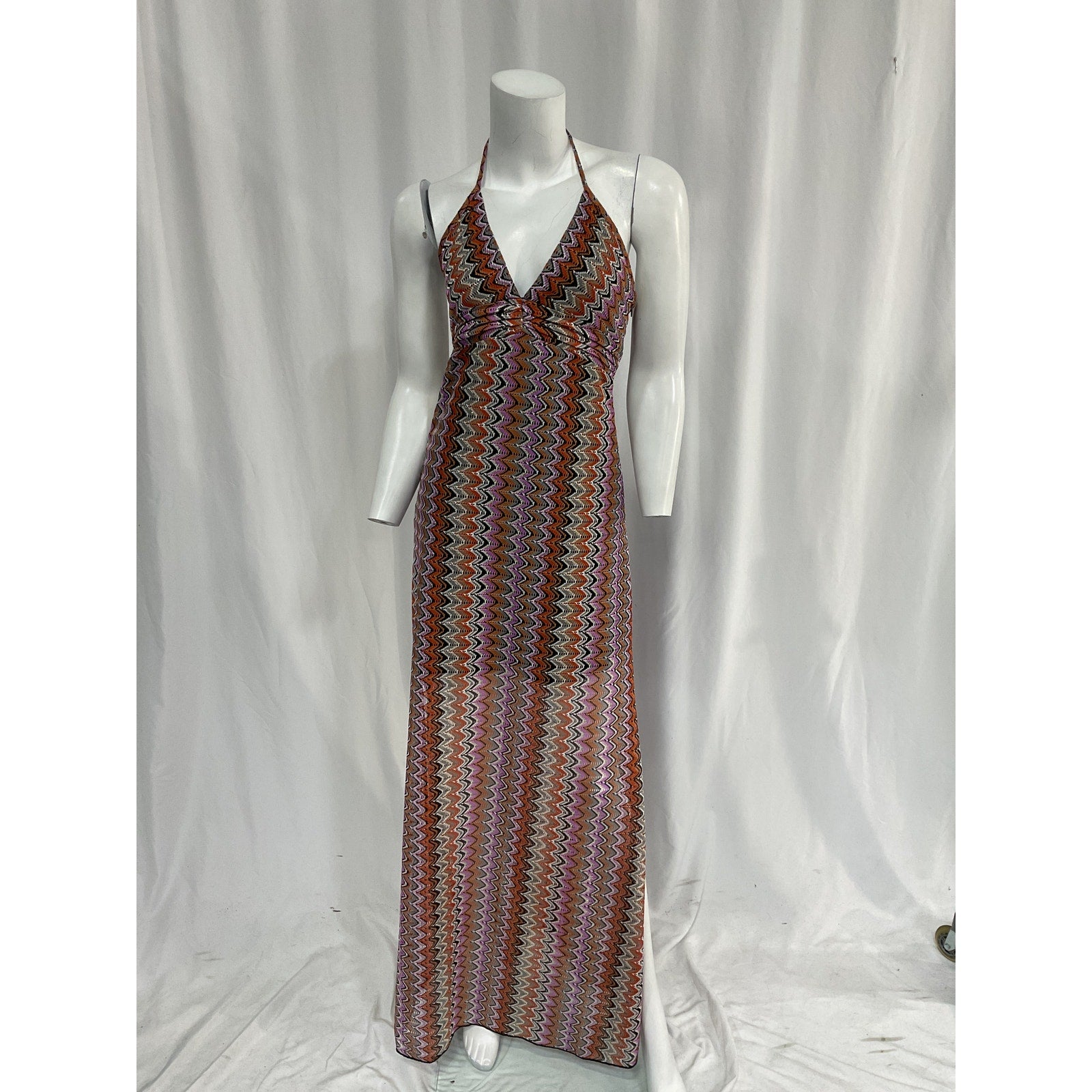 Ramy Brook 'Daphne' Pink Halter Maxi Dress Size 4 - NWT