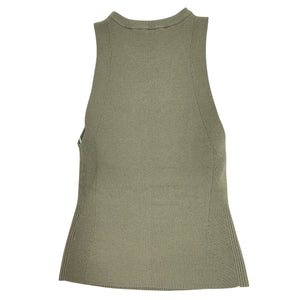Diesel Ribbed Green Caddix Tank Size XS