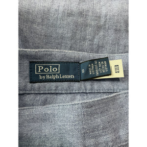 Ralph Lauren Chic Capri Blue Cargo Wrap Skirt Size 0