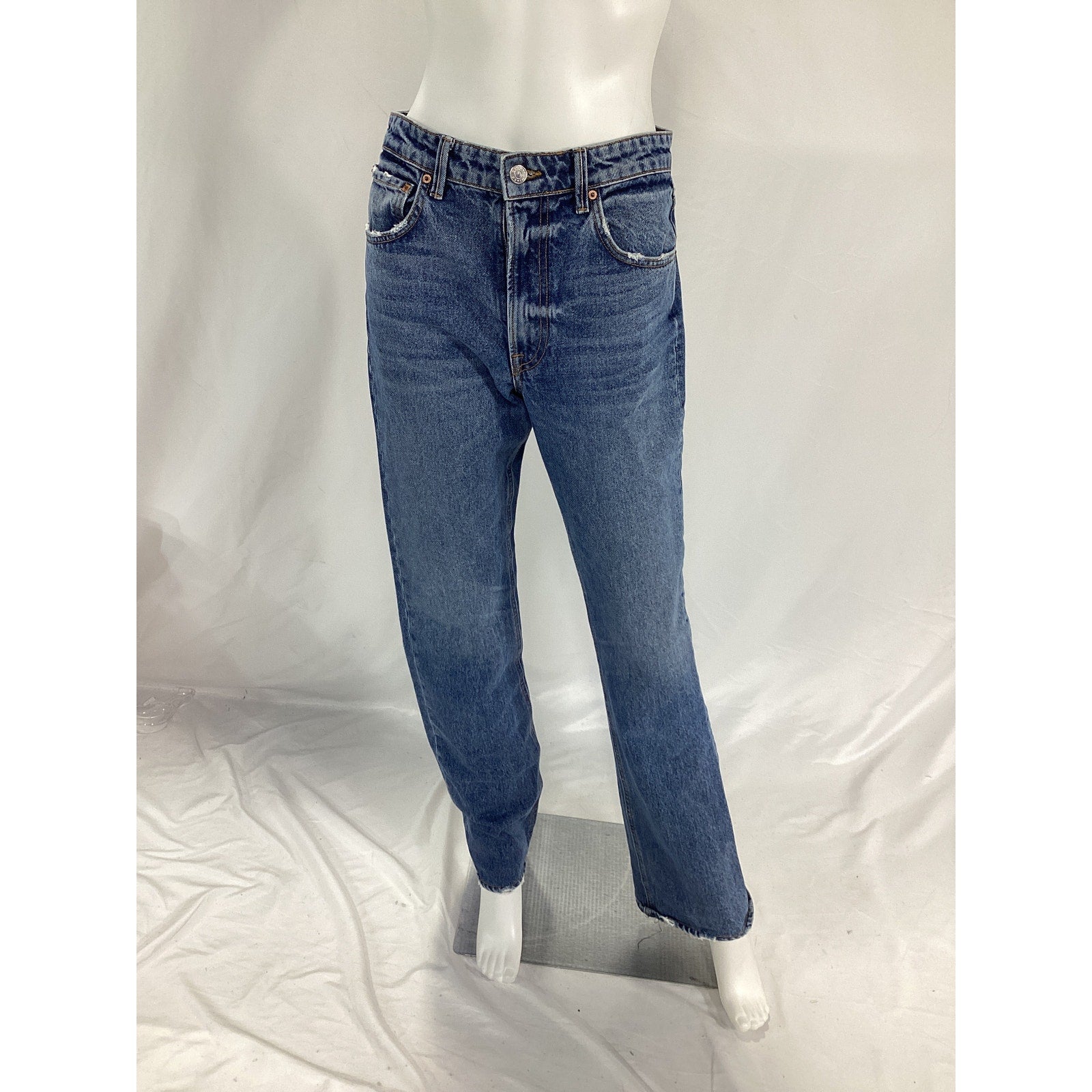 Grlfrnd 'Melanie' Blue High Rise Boot Cut Size 25