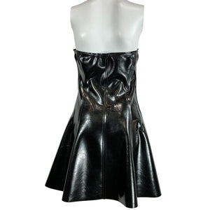 Norma Kamali Strapless Black Grace Dress Size L