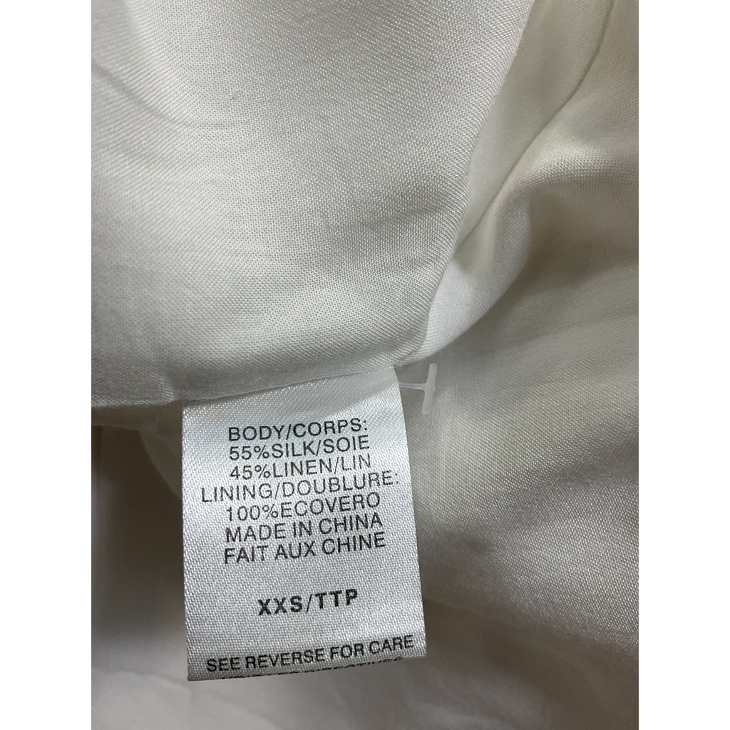 Cami Nyc 'Owen' White Linen Blazer Size XXS - NWT