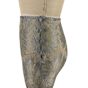 Coperni Lace Silver Flared Trousers Size 36 EU / US 4