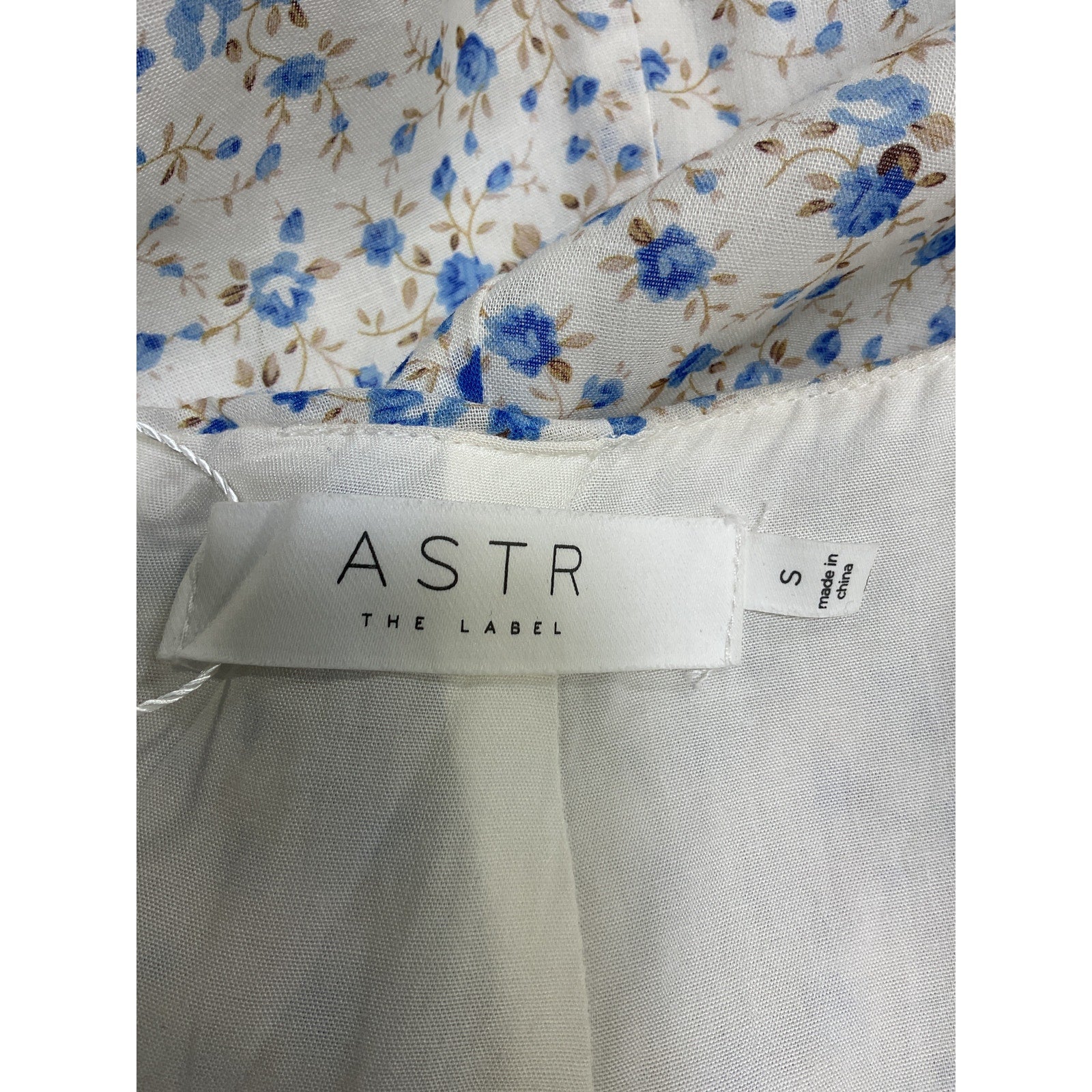 Astr The Label 'Audette' White Lyocell Dress Size S