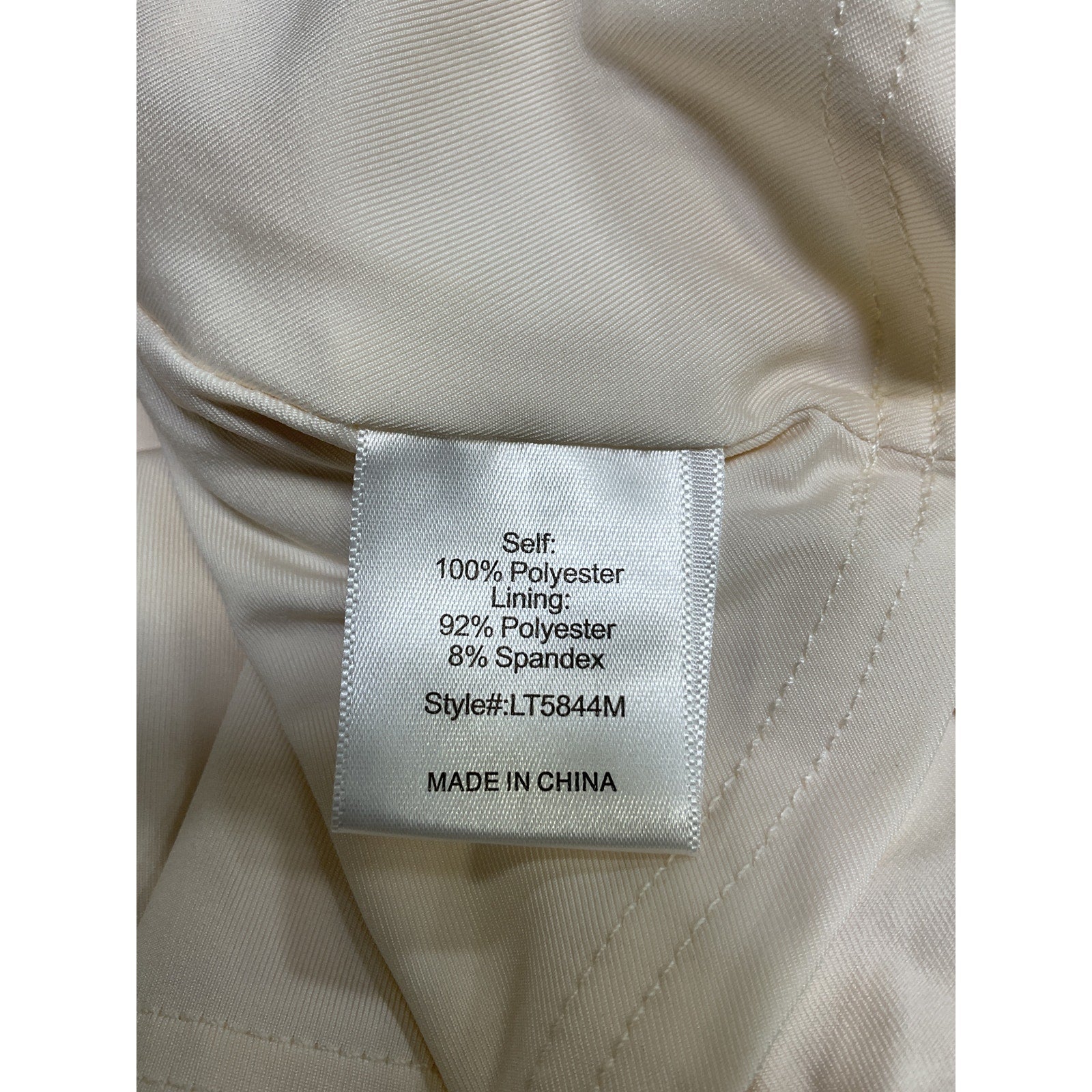 Line & Dot 'Bowen' Cream Strapless Top Size L - NWT