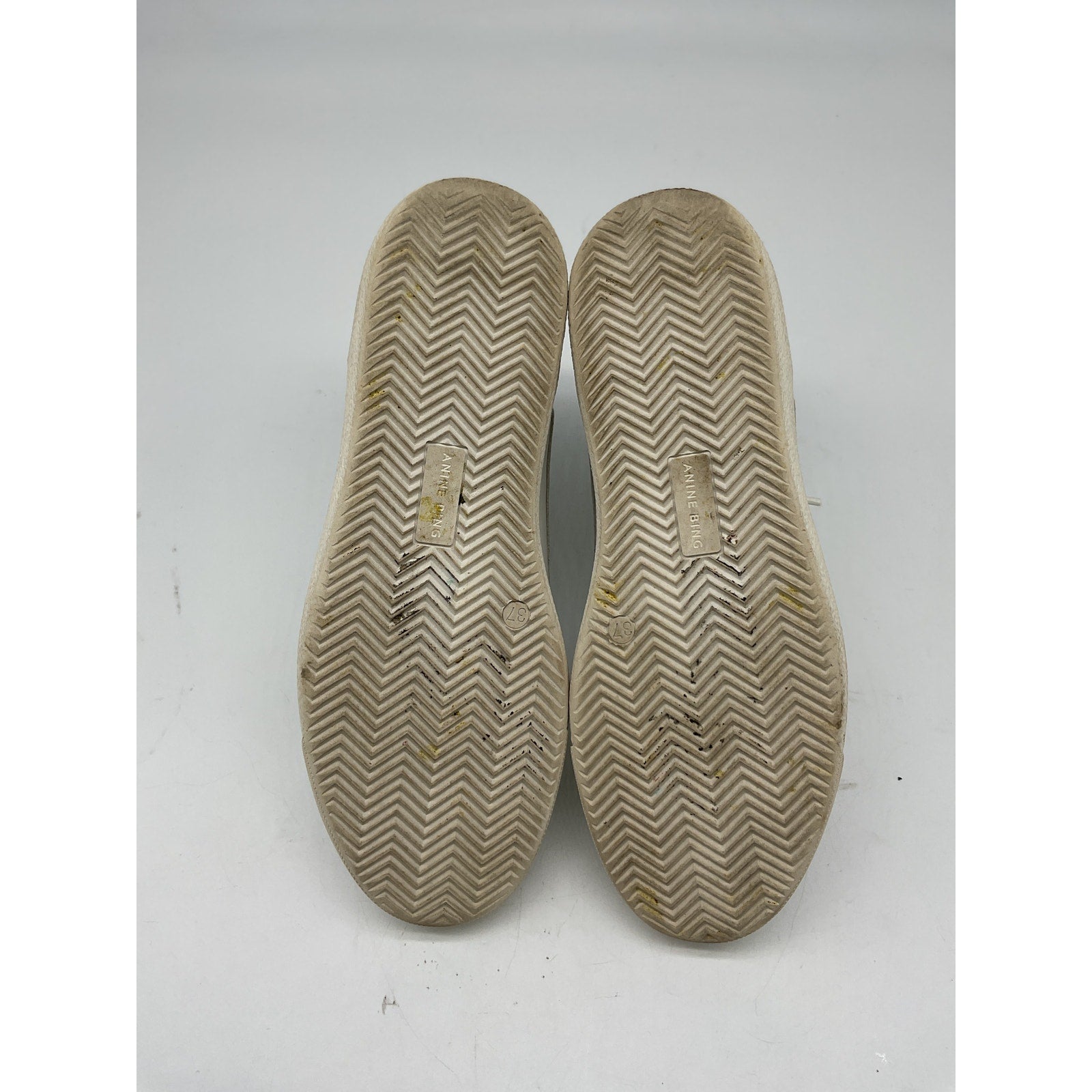 Anine Bing Sport White Leather Hayden Sneaker Size 7