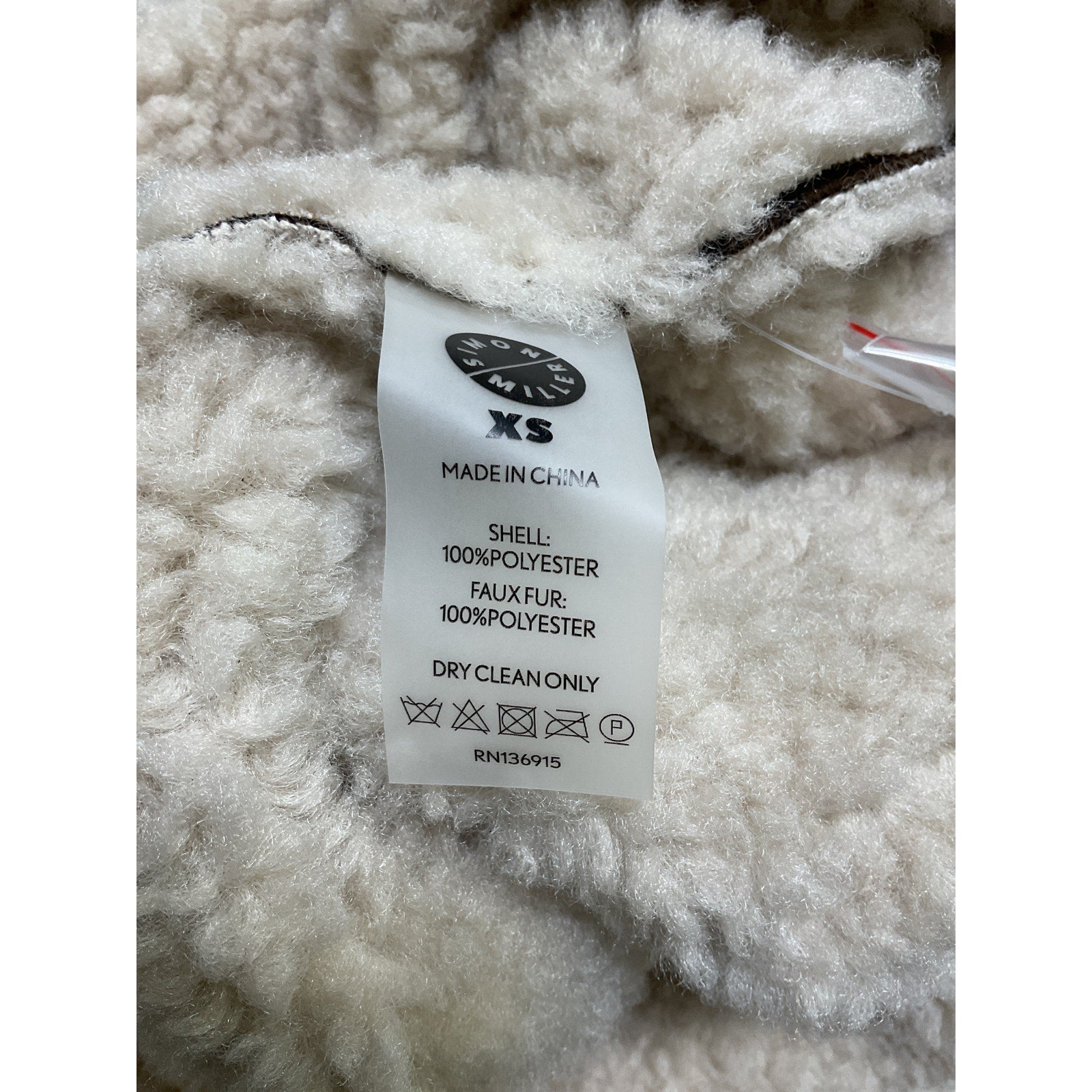 Simon Miller 'Jetz' Brown Polyester Coat Size XS
